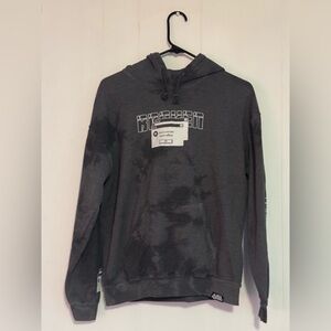 Broken Promises Dark Gray Graphic Hoodie